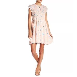 Free People blush floral dress
